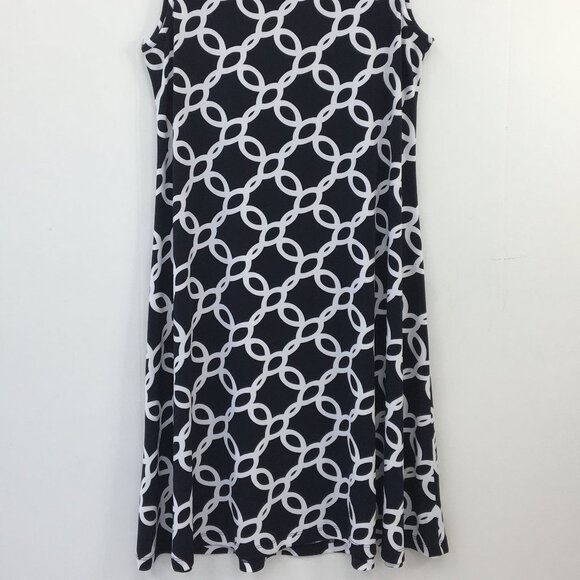 Chicos Women's Black and White Patterned Shift Dress Bundle of 3 Size 0 - Picture 8 of 12